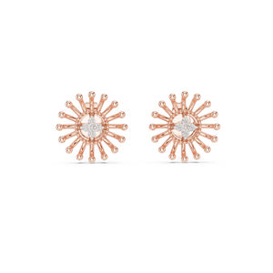 Boucles d'oreilles en or jaune 14 carats avec diamants de laboratoire ronds pour femmes |   Cadeau d'anniversaire |   Nouveau diamant cultivé - Product Image 5