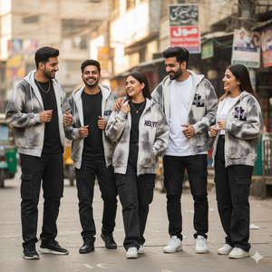 Sweat à capuche streetwear pour homme, épais, effet délavé, 100% coton molletonné, haute qualité, coupe oversize, épaules tombantes, avec fermeture éclair - Product Image 6