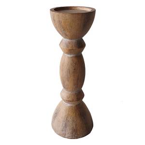 Portavelas artístico de madera, un elemento decorativo distintivo para mesas de boda, fiestas y entornos decorativos. - Product Image 4