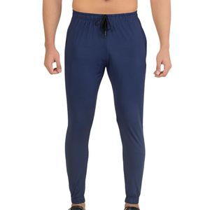 · Rush 2.0 Trousers Navy Blue Men's Casual Jogger Pants Elastic Waist Drawstring Athletic Sportswear Trousers - Product Image 1