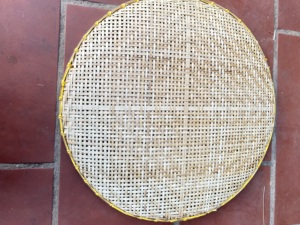 Round Bamboo <b>Trays</b> for Sifting and Drying Agricultural Products Grains and Seeds Handmade in Vietnam Set of 2 OEM & ODM - Product Image 3