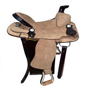 Siège de selle de cheval australien de qualité supérieure en cuir véritable fait à la main avec arbre en bois vente directe en gros fournitures d'usine en Inde - Product Image 3