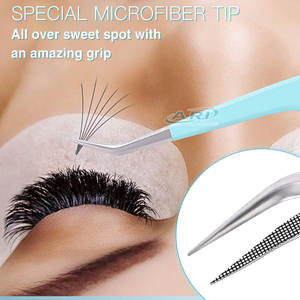 Pince à épiler à pointe en fibre, pointe fine, antistatique, en acier inoxydable, outils pour l'artisanat et les projets de bricolage, pince à épiler de précision à pointe en fibre - Product Image 3