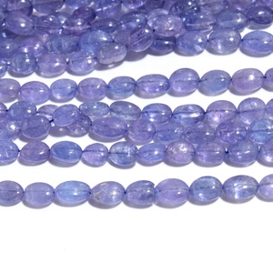 Cuentas de corte ovalado de 5*7mm lisas de tanzanita natural para la fabricación de joyas - Product Image 4