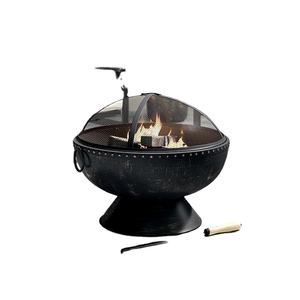 Foyer en fer rond en métal design vintage pour les garden parties extérieures à un prix économique avec un fabricant indien - Product Image 1