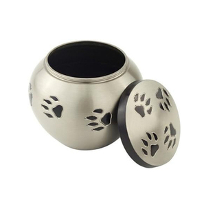 Decorative Stainless Steel Modern Eco-Friendly Pet Cremation Urns <b>for</b> Dog <b>Ashes</b> Small Funeral Supplies Wholesale - Product Image 1