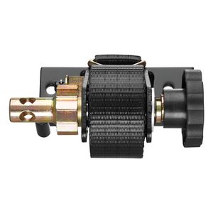 Cinghie a cricchetto nere per portascatole da montare su tubo quadro, larghe 1,5 pollici x lunghe 7,4 piedi, con doppi ganci a J da 50 pollici - Product Image 5