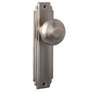 Modern Oval Solid <b>Brass</b> <b>Door</b> <b>Knob</b> with Back Plate Beaded Edge Dummy Design Furniture Durable Hardware Passage Privacy <b>knob</b> - Product Image 4