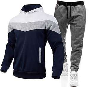Conjunto Deportivo Personalizado con Logotipo, Sudadera y Pantalón de Chándal Transpirable, de Secado Rápido, 2 Piezas, para Hombre Adulto - Product Image 1