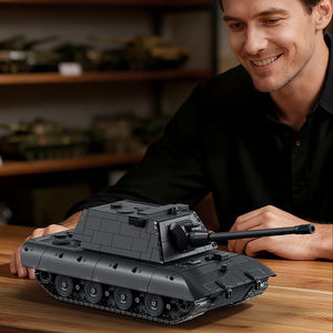 Nuevo 97019, 1883 Piezas, MOC, Bloques de Construcción de Tanque Pesado Militar E-100 de la Segunda Guerra Mundial, Ladrillos de Montaje, Juguetes para Niños, Set de Regalo de Cumpleaños - Product Image 4