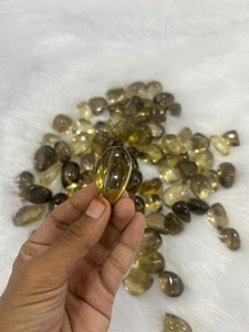 ควอตซ์สีเหลืองธรรมชาติคุณภาพสูง เกรดพรีเมียม หินขัดเงา RAIS AGATE กูร์กาฏฐ์ - Product Image 2