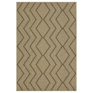 Tapis d'intérieur/extérieur Earth GC_NTL1010, 7 pieds 10 pouces X 10 pieds 3 pouces Jute/Noir 10 pouces 3 en 1. - Product Image 3