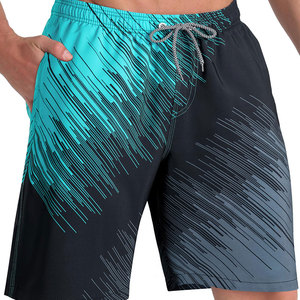 Shorts de sport et de plage pour hommes sur mesure, taille haute, avec cordon de serrage, écologiques, séchage rapide, imprimés, en maille, vente en gros - Product Image 2