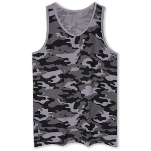 Men's Solid O-Neck Tank <b>Top</b> Sporty Eco-Friendly Quick Dry Breathable Woven 100% Polyester <b>Sequined</b> Digital Print <b>Plus</b> <b>Size</b> - Product Image 1