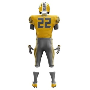 2026 New Custom Made Breathable 100% Polyester American Football Training Jerseys Uniform Set Plus Size Unisex Adult Custom Logo - Product Image 6