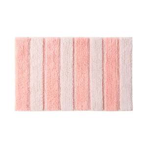 Tapis de bain en coton 100% tufté |   Tapis de sol de salle de bain antidérapant et absorbant |   Taille et couleur personnalisées - Product Image 1