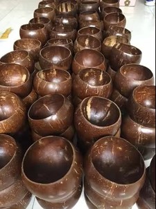 Gobelet en coquille de noix de coco fabriqué à la main au Vietnam, écologique, pour crème, IMPRESSION 3D - Product Image 4