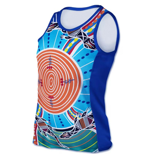 Polyester/Cotton Casual Plus Size Breathable Quick Dry Fitness Gym Race <b>Singlet</b> Workout Training Running Tank Top <b>for</b> <b>Men</b> - Product Image 4