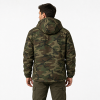 Veste tactique décontractée personnalisée style camouflage woodland, coupe-vent utilitaire softshell pour l'extérieur, et ensemble survêtement pantalon USA