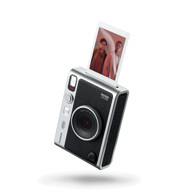 Original Ins-Tax Mini Evo Instant Camera New Black Model with CMOS Sensor Element Option