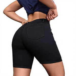 Shorts en coton pour femmes de haute qualité, dernier design, impression de logo personnalisée, fermeture élastique à la taille, style décontracté, respirant, shorts tendance - Product Image 3
