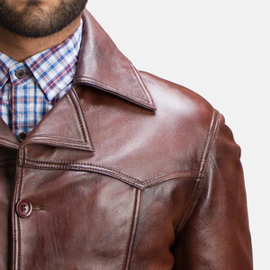 Chaqueta de Cuero para Hombre, Modelo 2026, a la Moda, para Invierno, Material Sólido, Impermeable, Tallas Grandes, Precio Razonable, en Venta - Product Image 5
