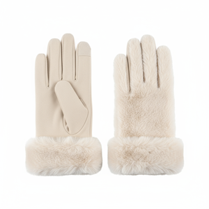 Guantes Térmicos de Invierno al por Mayor con Puño de Piel Sintética y Pantalla Táctil para Mujer, Elegantes, Duraderos, Antipilling, Ideales para Fiestas - Product Image 2