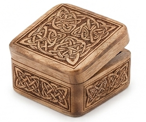 Handmade Carved Wooden Eco-Friendly Storage <b>Box</b> Rectangle <b>Keepsake</b> Case Jewelry Gift <b>Box</b> Custom Craft Packaging Customised Size - Product Image 2
