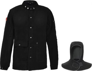 Veste de soudeur, veste de soudeur en cuir croûte, veste de sécurité - Product Image 4