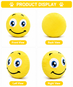 Juguete de Peluche Sonriente Amarillo, Cojín Bonito, Almohada Suave, Juguete de Peluche Kawaii, Regalo para Niños, Decoración del Hogar - Product Image 3