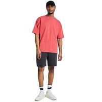T-shirt Homme Oversize à Épaules Tombantes Manches Courtes OMMIZ en Polyester/Coton Séchage Rapide Respirant pour l'Été Coupe Classique