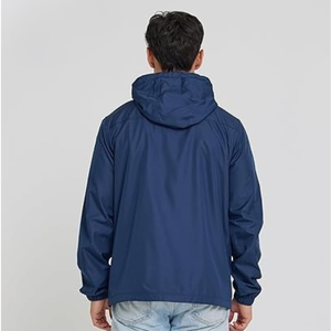 Chaqueta Cortavientos Personalizada al por Mayor para Hombre, Chaqueta Impermeable con Capucha, Chaqueta Cortavientos Personalizada para Hombre - Product Image 3