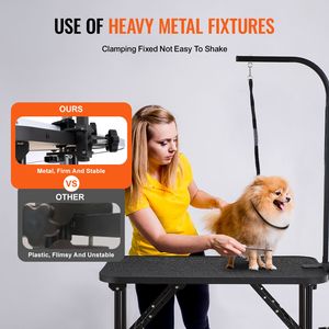 Stazione di Toelettatura per Cani di Taglia Media e Piccola 32FT X18FT con Braccio Pieghevole e Morsetto Alimentato a Batteria per Gatti - Product Image 3