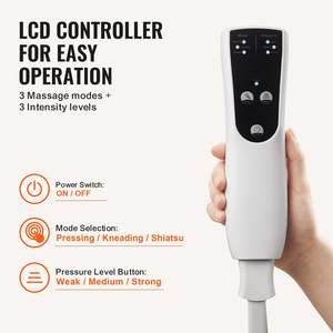 3 modalità 3 intensità LCD Controller compressione aria polpaccio massaggiatore gambe massaggiatore per circolazione gonfiore sollievo dal dolore grande - Product Image 3