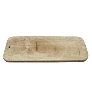 Planche à découper rectangulaire en bois avec poignée, monobloc, pour la cuisine et le fromage, usage général - Product Image 3