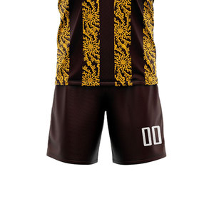 ชุดเสื้อเจอร์ซีย์และกางเกงขาสั้น ชุดฟุตบอล พิมพ์ลายด้วยความร้อน ขายดีออนไลน์ ชุดฟุตบอลแฟชั่น พิมพ์ลายสวยงาม - Product Image 6
