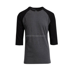 Camiseta de Béisbol para Hombre 100% Algodón al por Mayor, Tallas Grandes, Ropa Deportiva Personalizada con Impresión, Transpirable, de Secado Rápido y Antibacteriana - Product Image 1