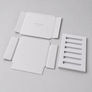 Caja de Cartón Blanco Personalizada con Cierre Magnético, Caja de Embalaje Rígida para Exhibición de Muestras de Cosméticos - Product Image 5
