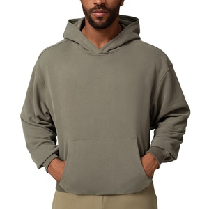 Custom Men's High Quality Hoodies Streetwear Heavyweight Cotton Pullover Hooded <b>Sweatshirts</b> Hoodie for Sports - Product Image 1