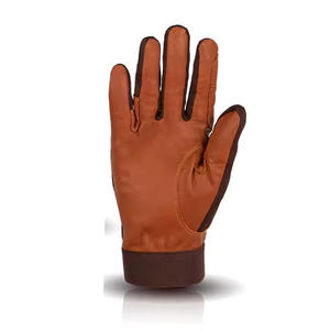 AINAS INDUSTRIES AI-RG-03 Gants d'équitation unisexes personnalisés en cuir avec doublure polaire douce et revers en sergé – Fournisseur pakistanais – Hiver - Product Image 3