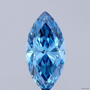 IGI Certified 2,31 Quilates Marquise Brilliant Fancy Vivid Blue VVS2 Lab Grown CVD Diamond Diamante real para la fabricación de joyas - Product Image 2