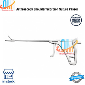 Pasador de Suturas Scorpion Profesional para Artroscopia de Hombro – Acero Inoxidable de Grado Médico – Instrumento Quirúrgico Reutilizable |   OLDMED - Product Image 2