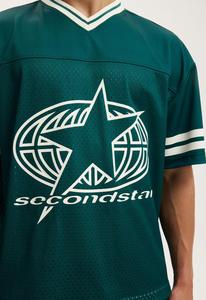Oversized Plus Size 100% Polyester Sport T-Shirt Heavy Weight Mesh Jersey Custom V Neck Silk Screen <b>Tshirts</b> for Men - Product Image 3