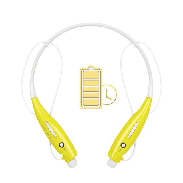 Wireless Sports Stereo Headset Hands-Free Earbuds for Phone and Tablet