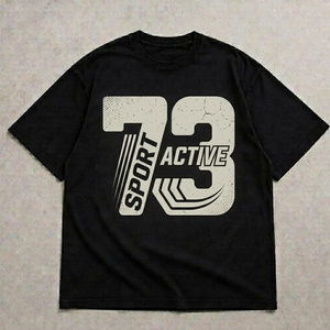 เสื้อยืดแขนสั้นผ้าฟลีซพรีเมียม ระบายอากาศได้ดี เป็นมิตรกับสิ่งแวดล้อม ไม่ยับ แห้งเร็ว ทรงปกติ สไตล์สตรีทแวร์ ผ้าฝ้าย ใส่สบายในฤดูร้อน - Product Image 4