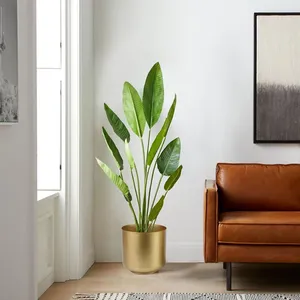 Jarrón de Metal Hecho a Mano de Diseño Nuevo y Premium con Tapa, Soporte Artístico para Decoración Moderna del Hogar, Diseñadores de Interiores, Hoteles - Product Image 3