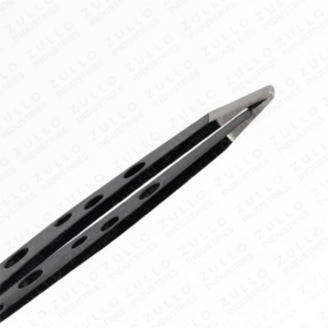 Custom Color Stainless Steel Slant Tip Eyebrow Tweezers OEM Private Label Beauty <b>Makeup</b> Grooming <b>Tool</b> - Product Image 2