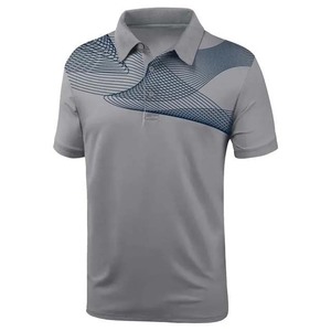 Chemises polo pour hommes grandes tailles, polos unis pour le golf, impression de logo personnalisé, polos en coton pour hommes grandes tailles - Product Image 2