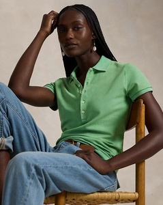 Camisetas de mujer de algodón transpirable con logotipo personalizado, Polo de Golf de manga corta para mujer, Polo ligero de secado rápido que absorbe la humedad - Product Image 3