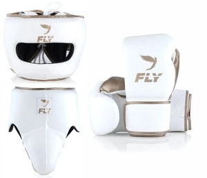RTS Wholesale Price High Quality FLY Boxing Set With Pure Cowhide Leather Professional Fighting <b>Training</b> & Sparring Set AS-SP-06 - Product Image 5
